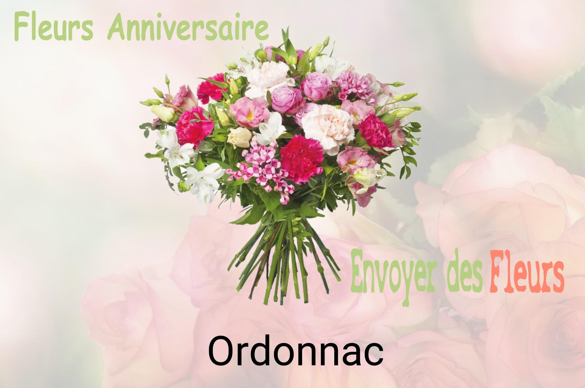 Bouquet de fleurs d’anniversaire livré à Ordonnac